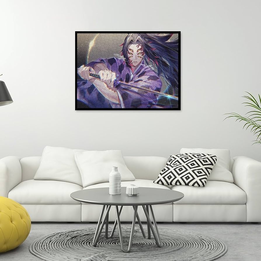 鬼滅の刃　黒死牟（こくしぼう）　ビジュアルアートパネル 黒死牟 スクラッチアート🌈 #鬼滅の刃 #鬼滅の刃イラスト #鬼滅